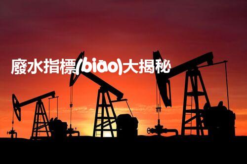 廢水指標(biāo)大揭秘！渾濁混亂，還是清澈透明？